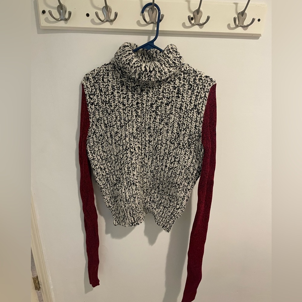 Calvin Klein cowl neck sweater.